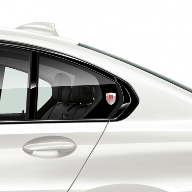 Bentley Silicone Shield Gray Whitte with Red Lines Base Red Logo 