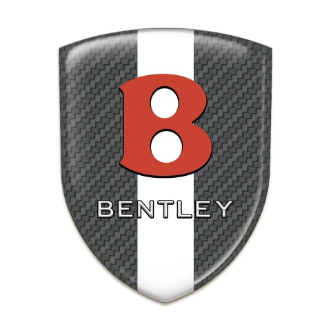 Bentley Tuning Emblem Carbon with White Ribbon Model 