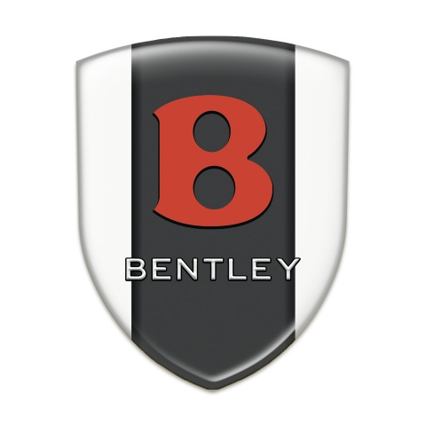 Bentley Emblem Interior White DesignRed logo Style 