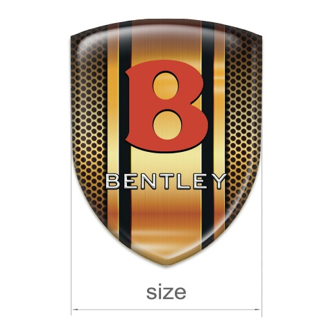 Bentley Tuning Emblem Copper Grid Design 