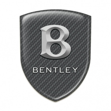 Bentley Tuning Emblem Carbon Print Stone Logo Effect
