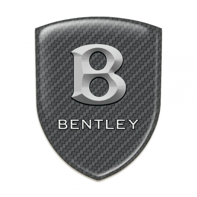 Bentley Tuning Emblem Carbon Print Stone Logo Effect