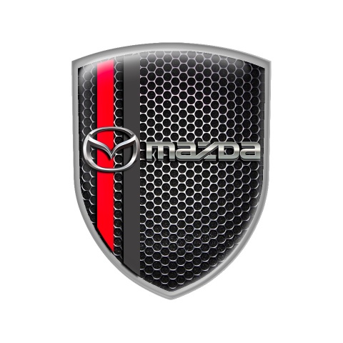 Mazda Shield Silicone Emblem Steel 3d Logo