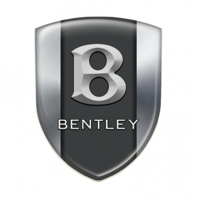 Bentley Emblem Interior Silver Print Gray 3D Logo 