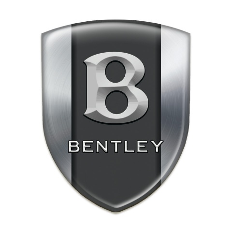 Bentley Emblem Interior Silver Print Gray 3D Logo 