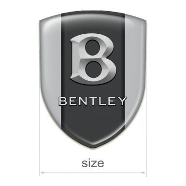 Bentley Tuning Badge Gray Print Gray 3D Logo 