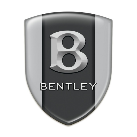 Bentley Tuning Badge Gray Print Gray 3D Logo 