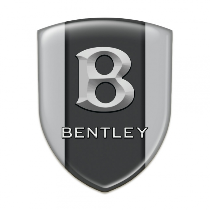 Bentley Tuning Badge Gray Print Gray 3D Logo 