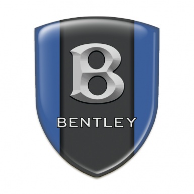Bentley Self Adhesive Car logo Emblem Bluer Print Gray 3D logo 