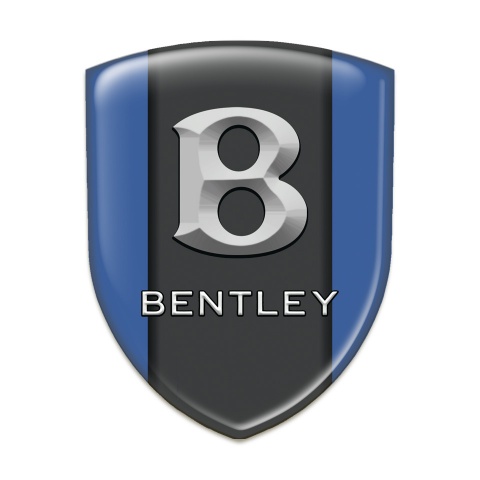 Bentley Self Adhesive Car logo Emblem Bluer Print Gray 3D logo 