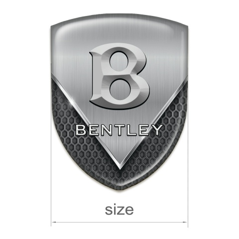 Bentley Car Accessories Badge Dark Mesh with Aluminum Sheet Edition 