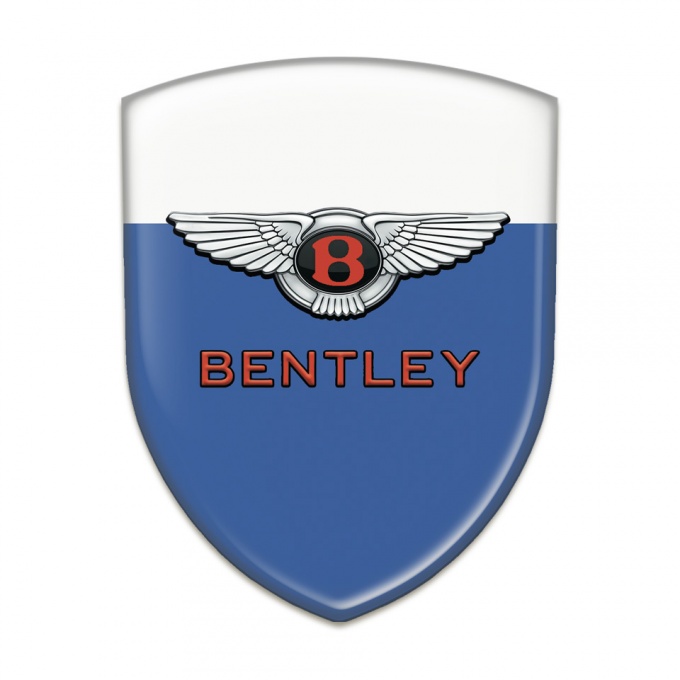 Bentley Car Accessories Badge Blue White model Stylish Logo 