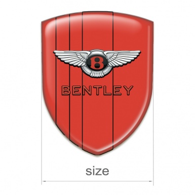 Bentley Self Adhesive Emblem Logo Red Edition and Stylish Logo 