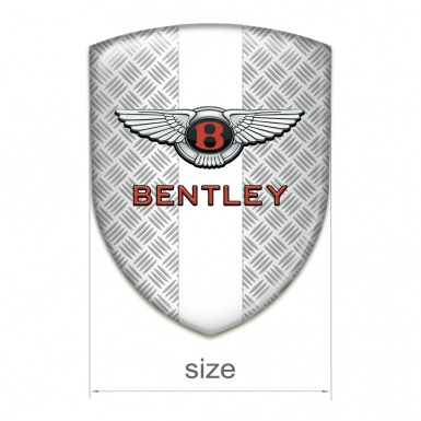 Bentley Emblem Exterior Mesh Effect with White Ribbon Pattern