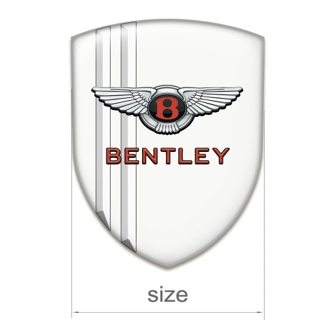 Bentley Tuning Badge  High Quality White Pattern 