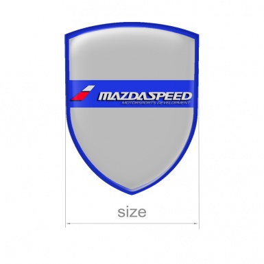 Mazda Silicone Emblem Grey Navy Motorsport