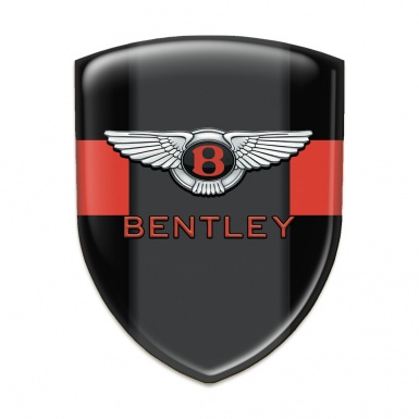 Bentley Tuning Badge Black with Red Band Type 