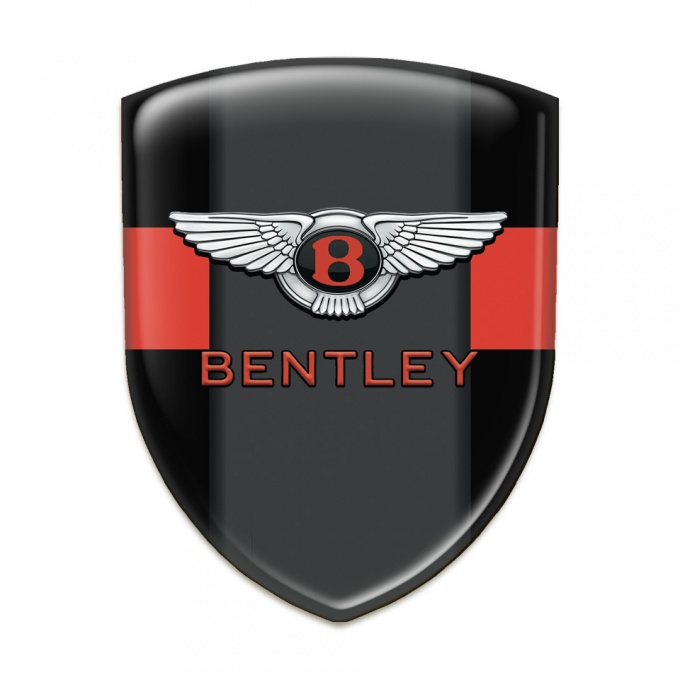 Bentley Tuning Badge Black with Red Band Type 