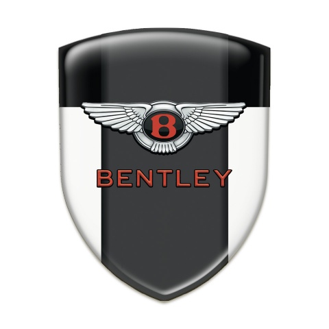Bentley Silicone Car Decal Badge White Black Model 