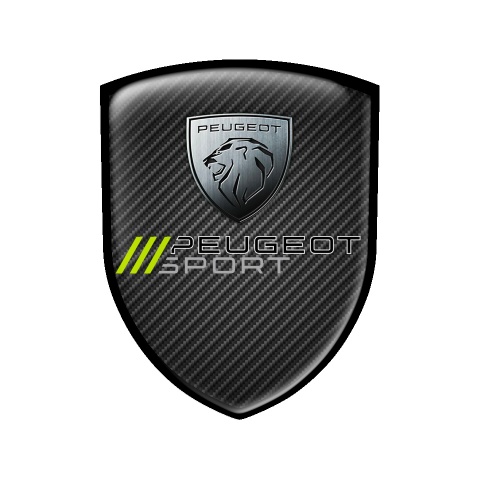 Peugeot Silicone Emblem Sport Edition Carbon