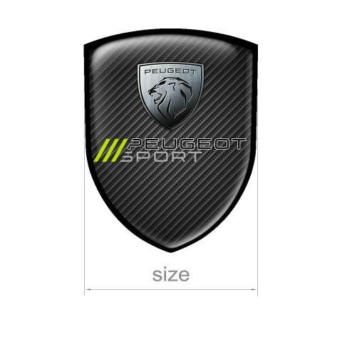 Peugeot Silicone Emblem Sport Edition Carbon