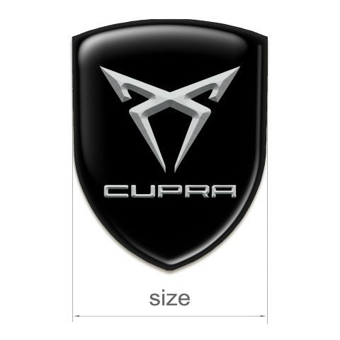 Seat Cupra Self Adhesive Car logo Emblem Black Edition 