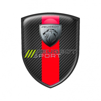 Peugeot Domed Sticker Emblem Sport Edition