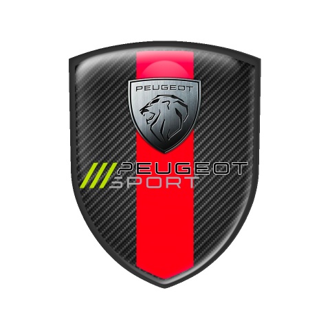 Peugeot Domed Sticker Emblem Sport Edition