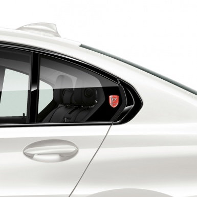 Seat Cupra Tuning Badge Red with White Stripes Edition 