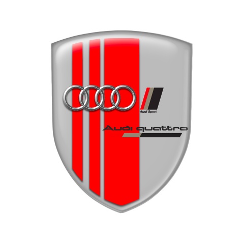 Audi Shield Emblem Sport Grey Sport Line