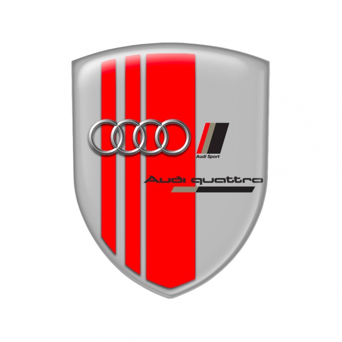 Audi Shield Emblem Sport Grey Sport Line