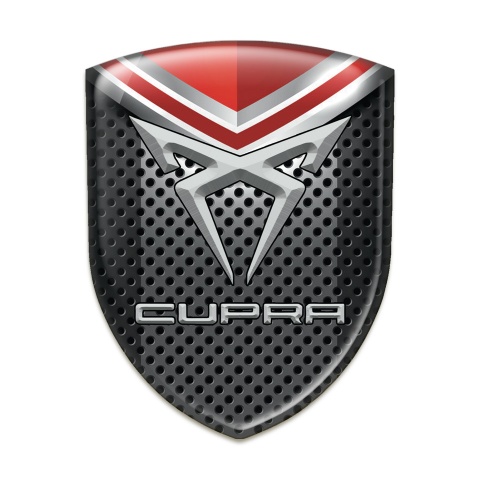Seat Cupra Emblem Interior Mesh with Red Helmet Effect