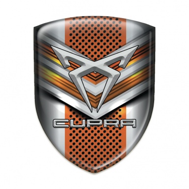 Seat Cupra Car Accessories Badge Copper V Shape Logo Panel