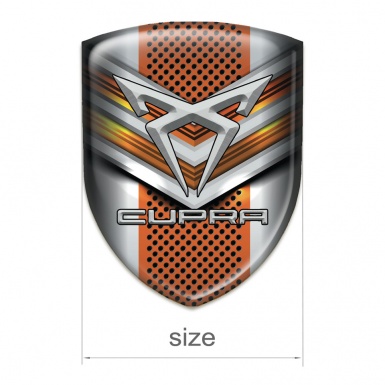 Seat Cupra Car Accessories Badge Copper V Shape Logo Panel