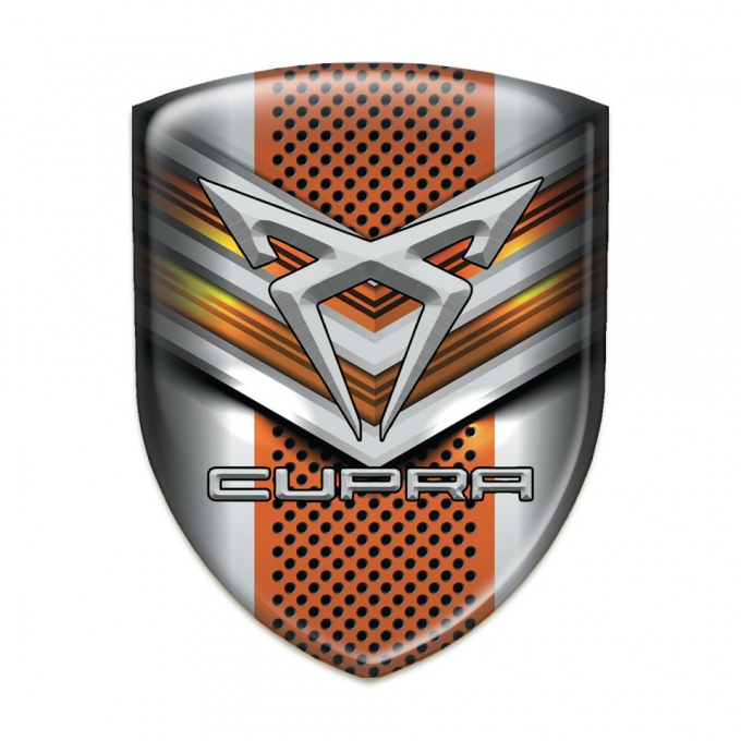 Seat Cupra Car Accessories Badge Copper V Shape Logo Panel