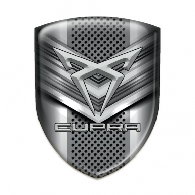 Seat Cupra Self Adhesive Car logo Emblem Gray V Shape Logo Panel 