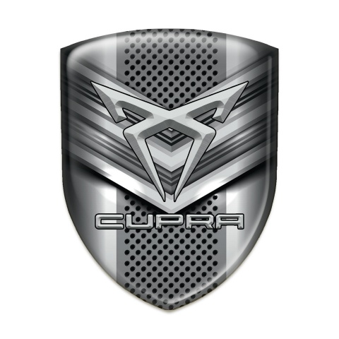 Seat Cupra Self Adhesive Car logo Emblem Gray V Shape Logo Panel 