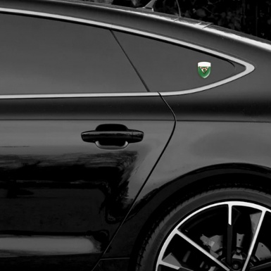 Seat Cupra Domed Emblem Green White Base Classic Logo 