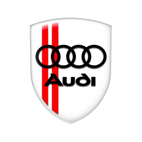 Audi Brand Symbol Logo White Design german cars Automobile Vector  Illustration With Red Background 20502708 Vector Art at Vecteezy