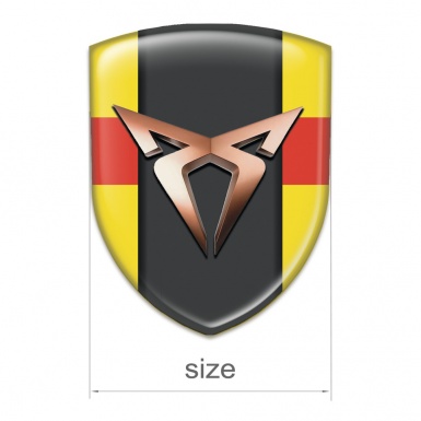 Seat Cupra Silicone Shield Yellow with Red Band Version 
