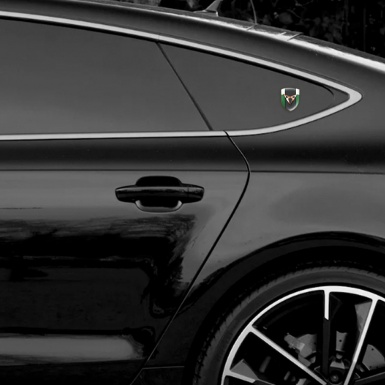 Seat Cupra Domed Emblem Green White Version 