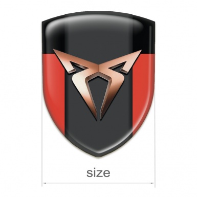 Seat Cupra Emblem Exterior Red Black Version 