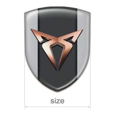 Seat Cupra Silicone Shield Gray Design Classic logo 
