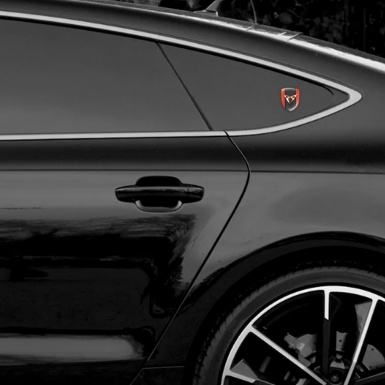 Seat Cupra Auto Emblem Red Design Classic Logo 