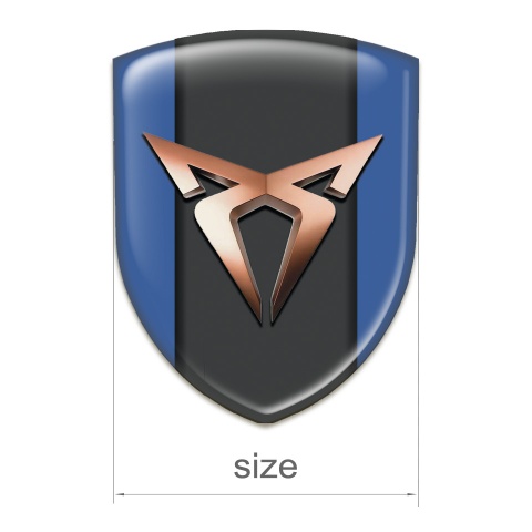 Seat Cupra Emblem Badge Logo Blue Deesign Classic logo 