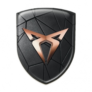 Seat Cupra Logo Emblem Black Mosaic edition 