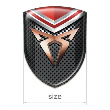 Seat Cupra Resin Sticker Perforated Base with Red Element Edition 