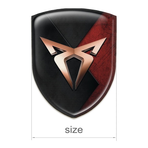 Seat Cupra Car Accessories Badge Mixed Textur edition 