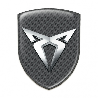 Seat Cupra Silicone Shield carbon Base silver logo 