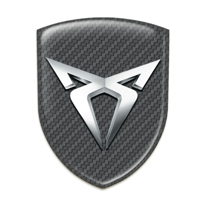 Seat Cupra Silicone Shield carbon Base silver logo 
